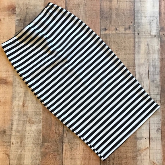 Striped Pencil Skirt - Picture 2 of 5